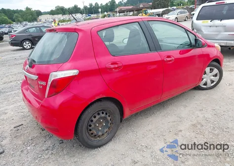 2012 Toyota Yaris Le from USA, damaged, VIN JTDKTUD36CD502293